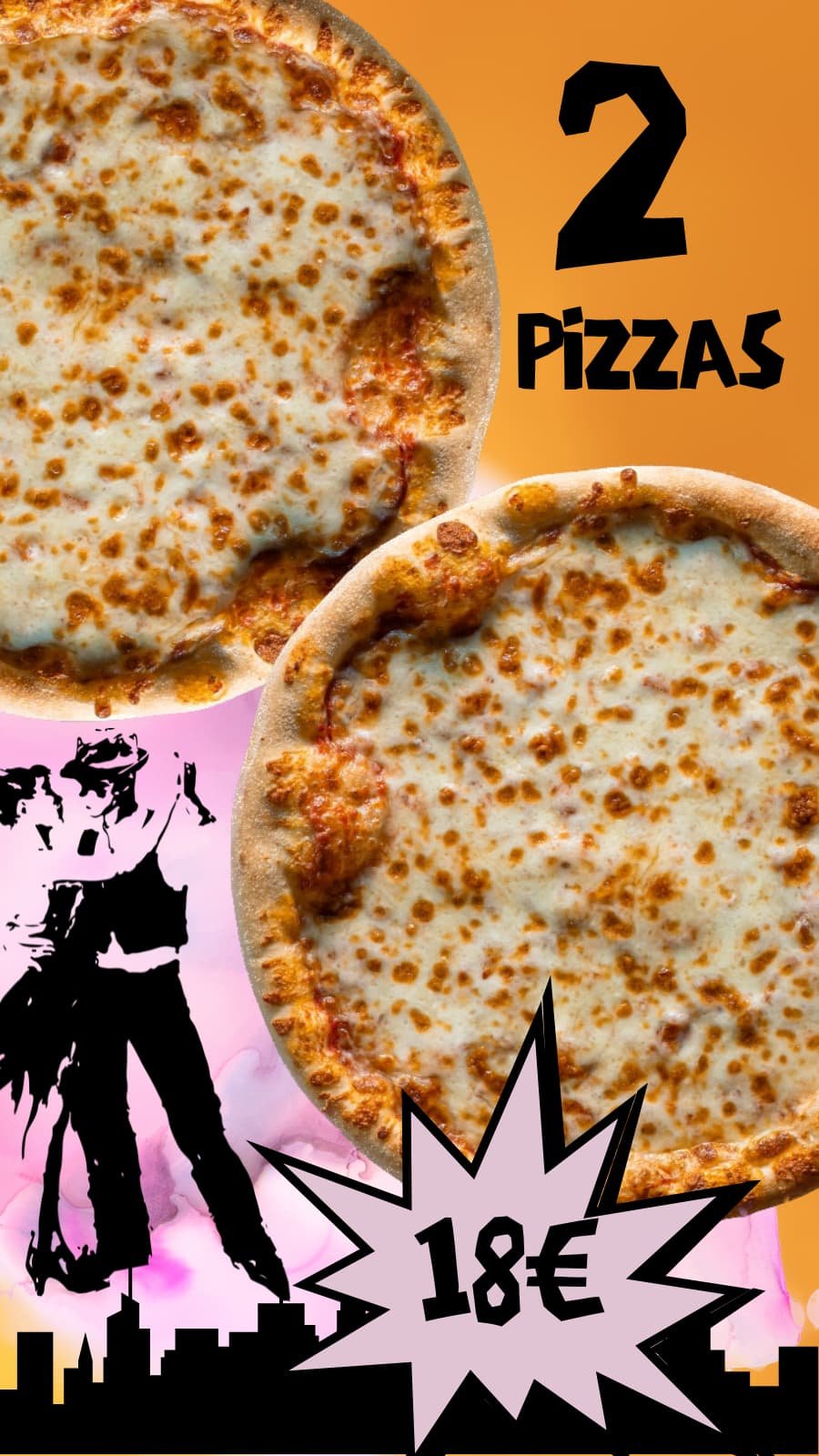 Προσφορά IQ Pizza — Δύο πίτσες